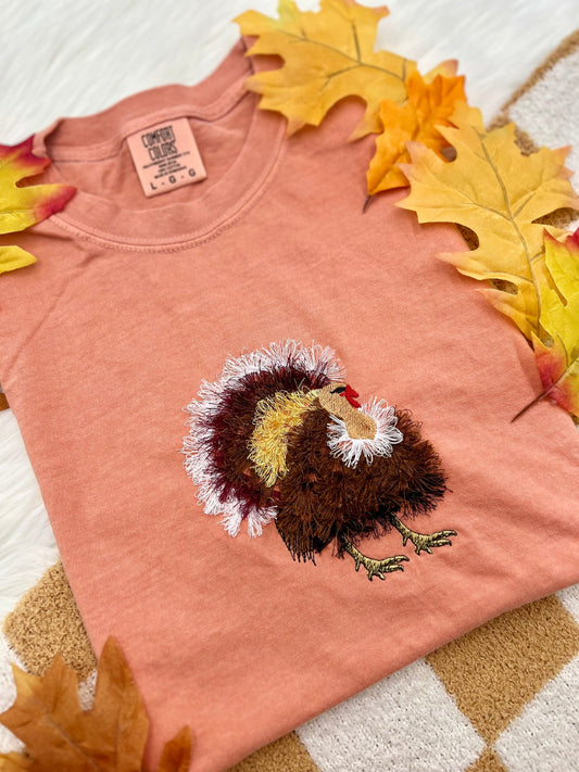 Fluffy Turkey Tee/Crewneck
