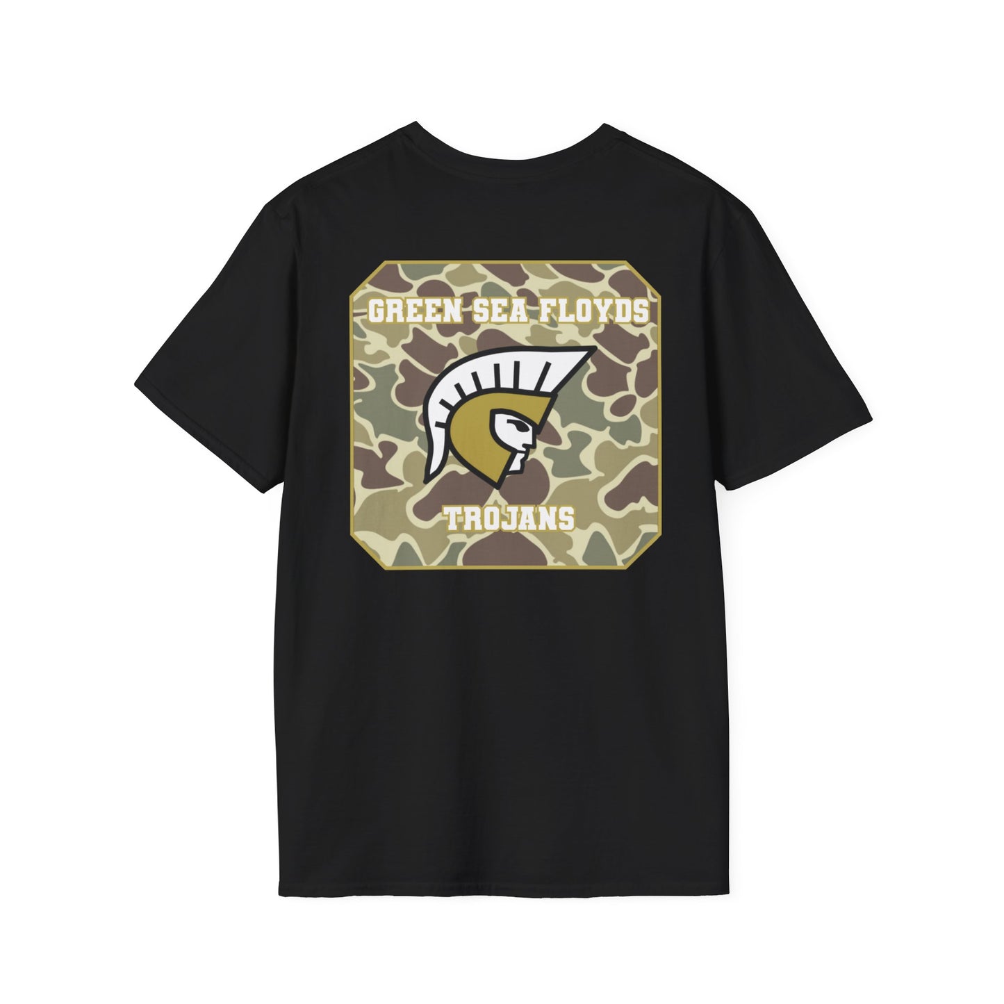 Camo GSF Trojans Spirit Shirt- Black