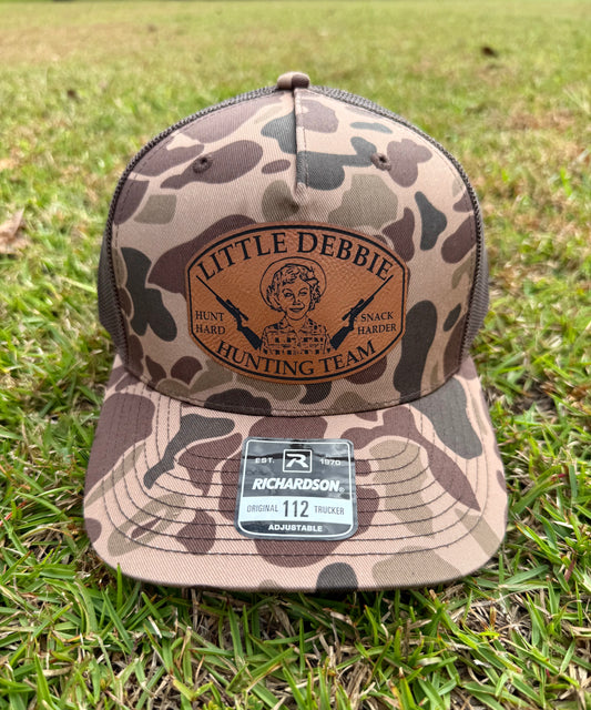 Hunt Hard Snack Harder Hat- Duck Camo