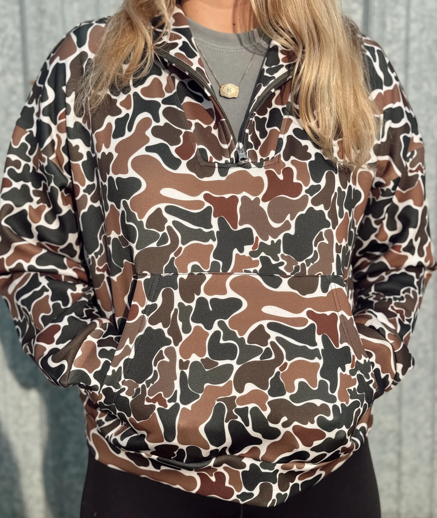 Duck Camo Quarter Zip PRE-ORDER