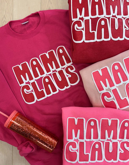 Pink Mama Claus Sweatshirt