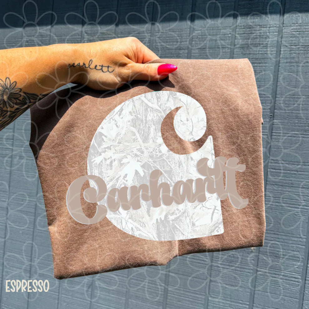 Light Camo Carhartt Graphicc Tee
