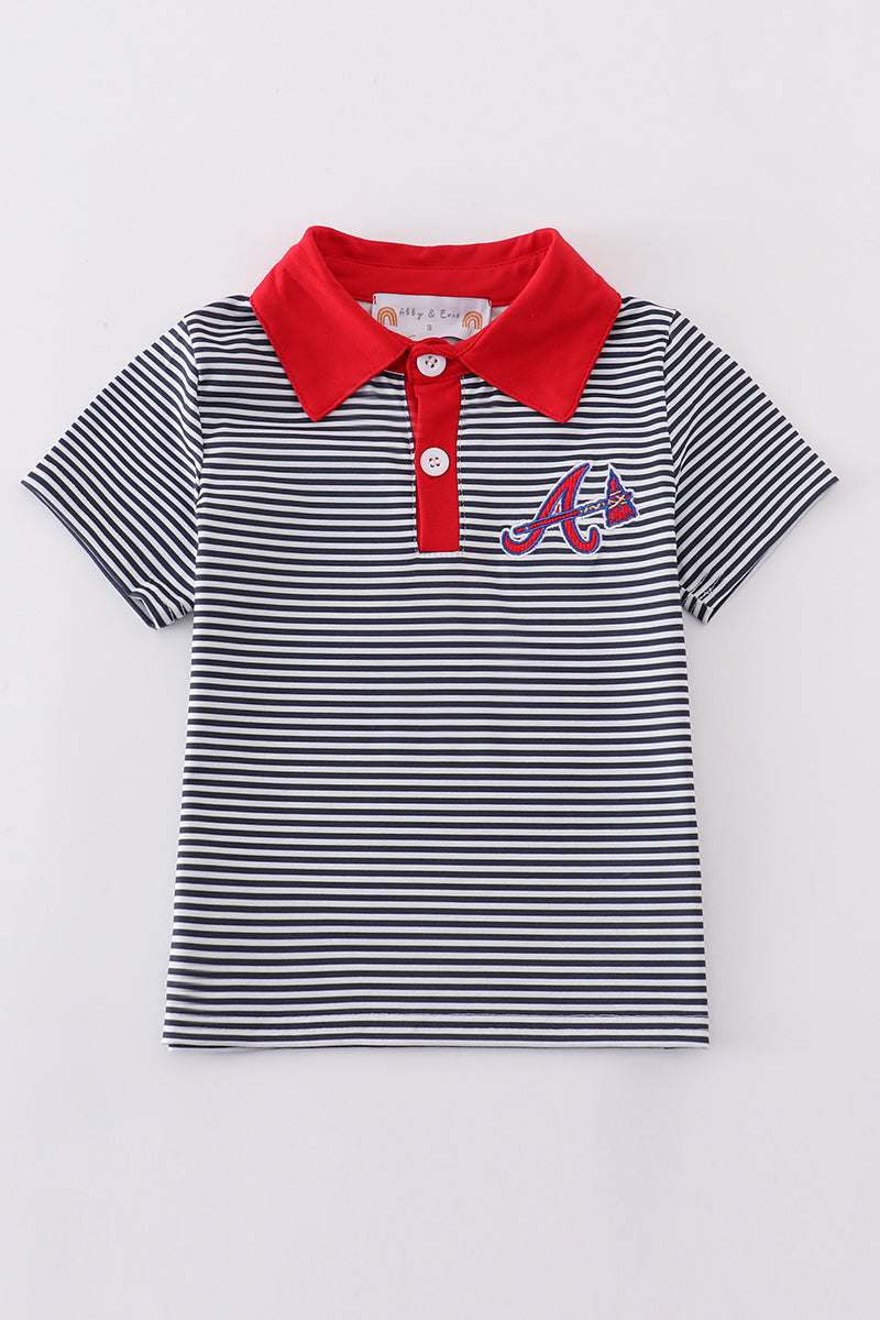 Boys Atlanta Braves Polo