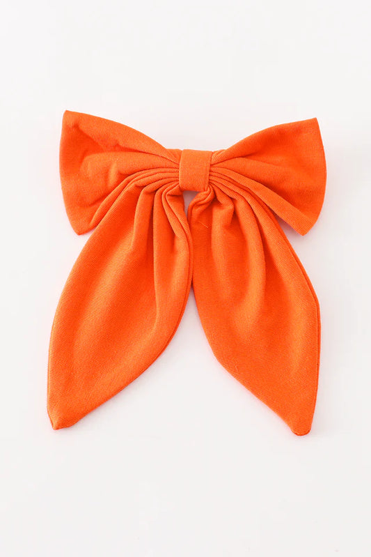 Orange Hair Bow