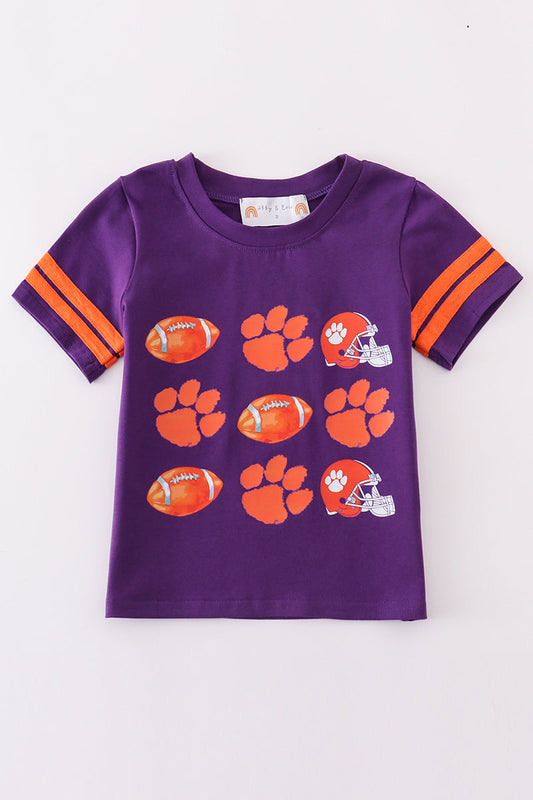Clemson Tigers Football Stripe Tee