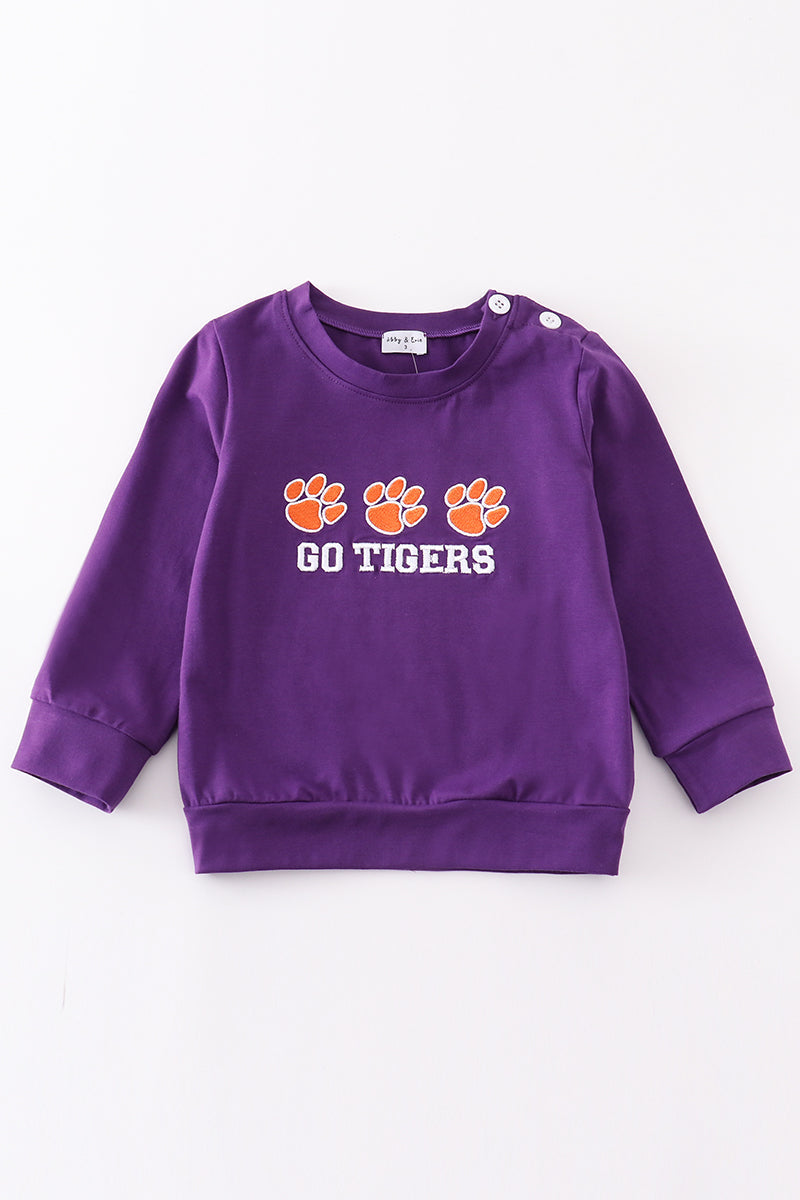Embroidered Clemson Tigers Sweatshirt