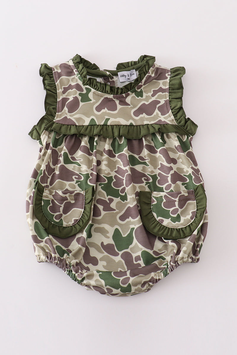 Girls Camo Bubble