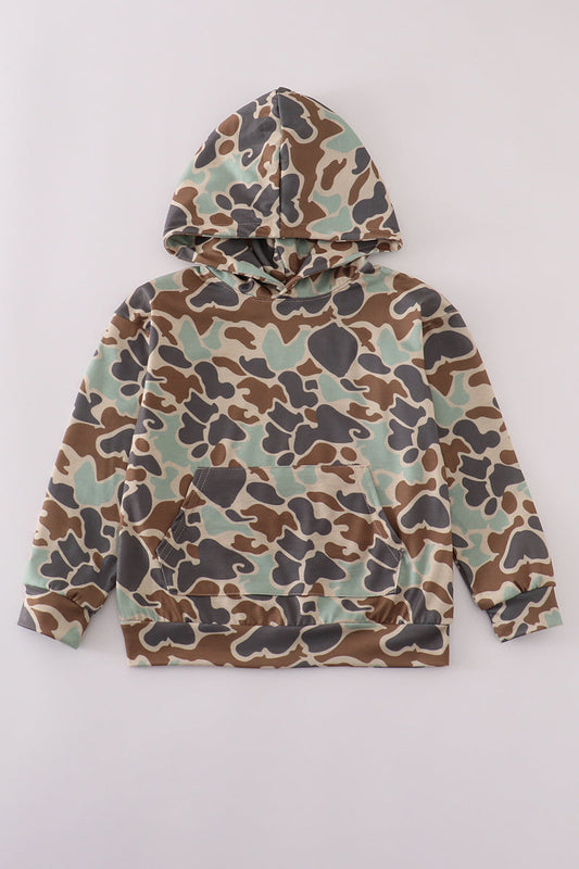 Boys Camo Hoodie