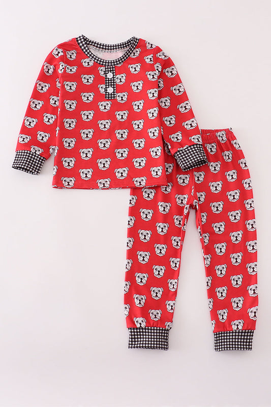 Boys Georgia Bulldog Print Pajamas