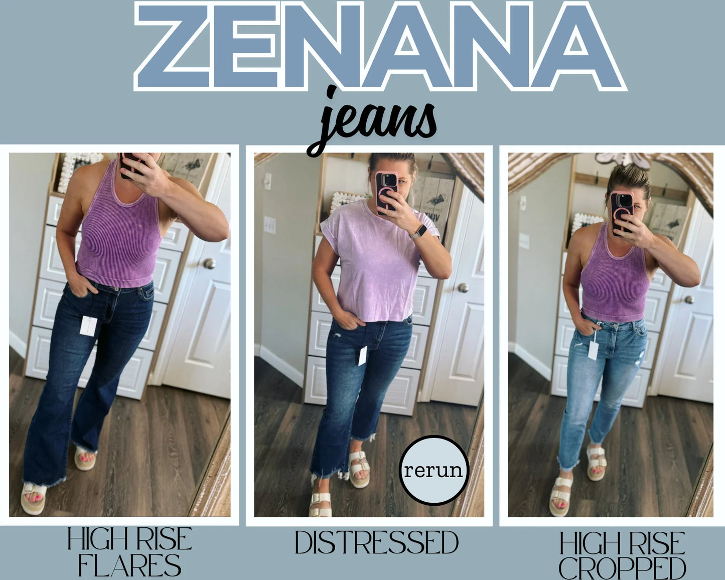 Zenana Jeans (3 Styles) PRE-ORDER