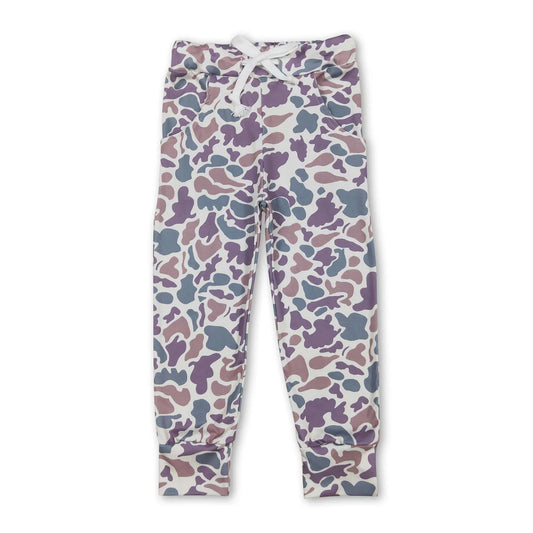 Boys Tan Camo Jogger Pants