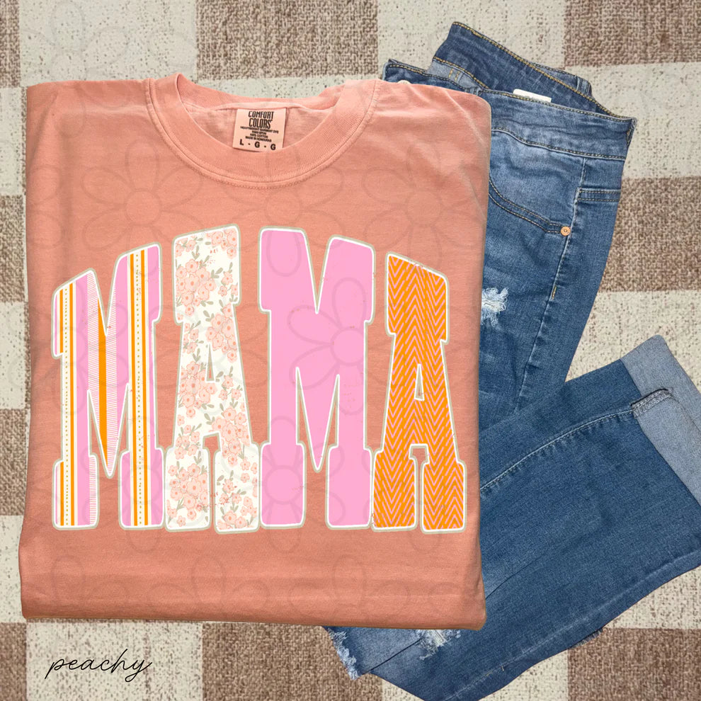 Pink & Orange Mama Tee/Sweatshirt