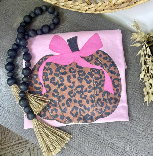 Leopard Print Pumpkin T-shirt