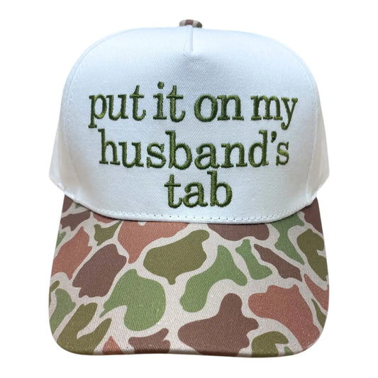 Boyfriends Tab Dark Camo Trucker Hat