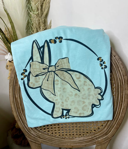 Bunny With Bow Tee