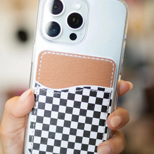 Checkered Phone Pocket