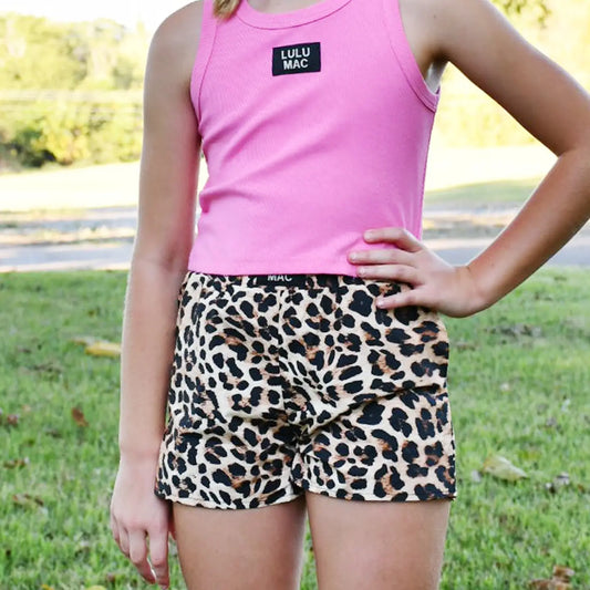 Youth Leopard Shorts