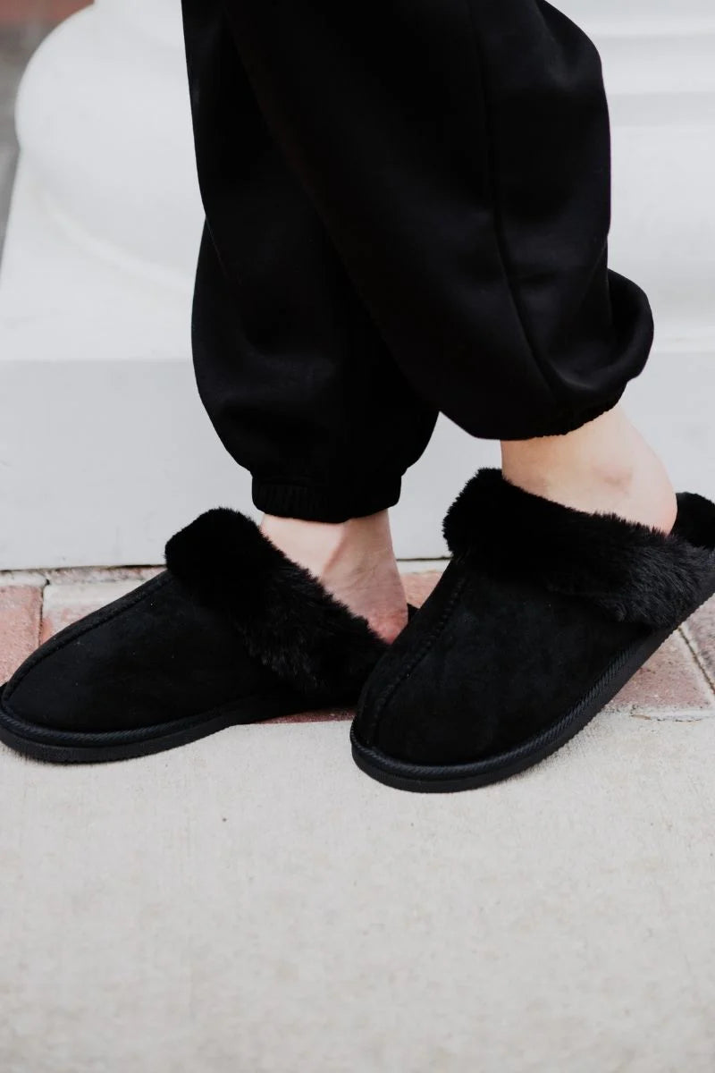 Black Women's Slippers