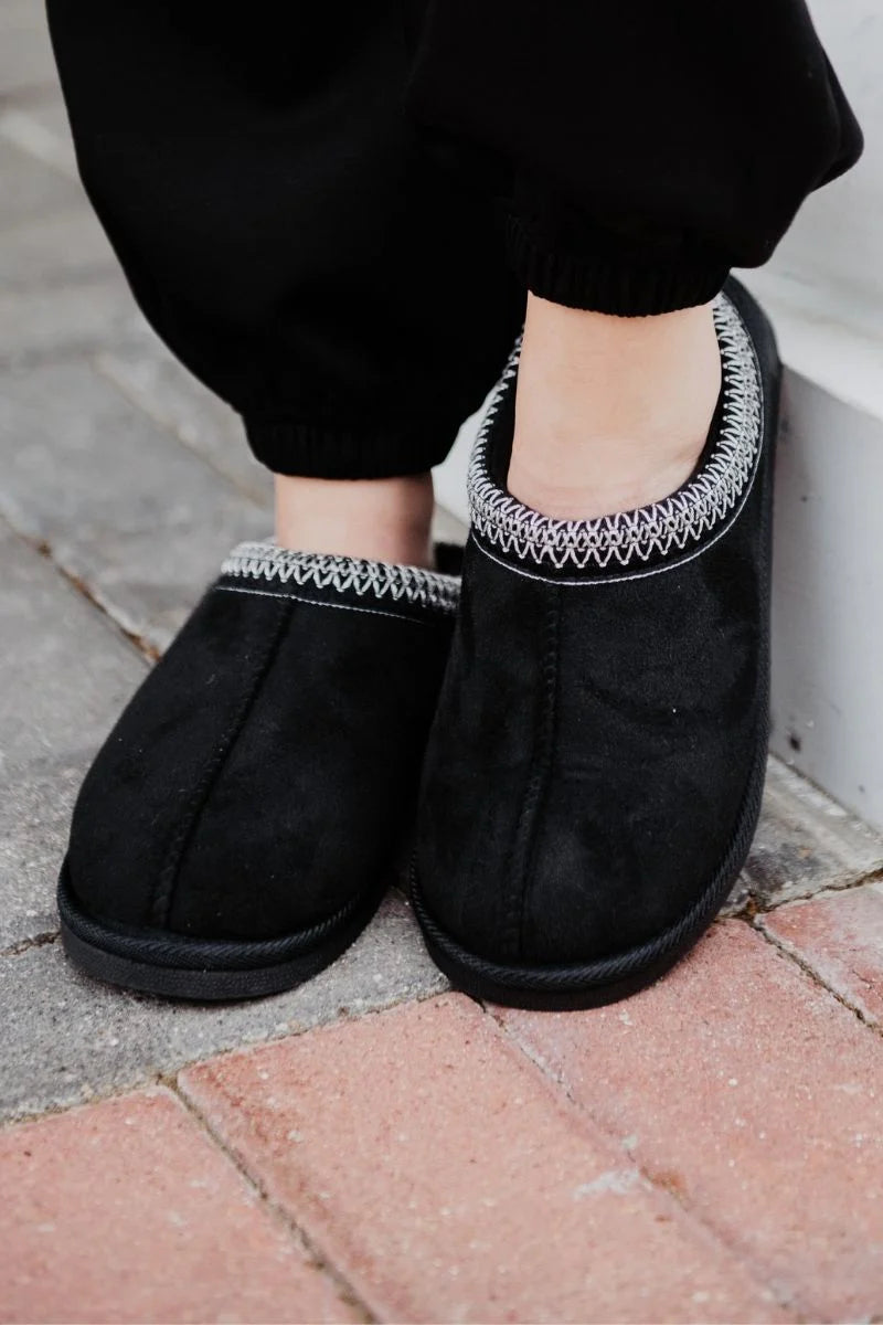 Black Women's Slippers