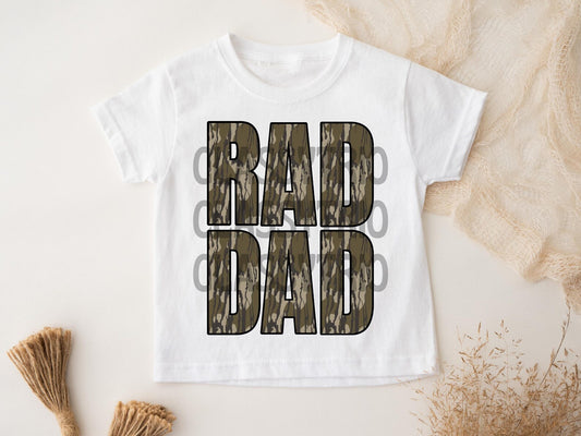 Bottomland Camo Rad Dad T-Shirt
