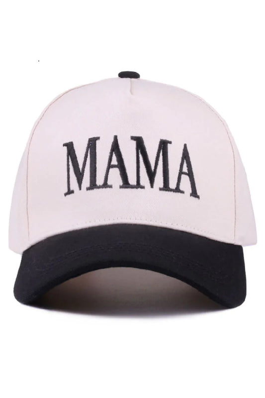 Mama Trucker Hat-Black